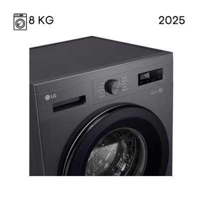 ماشین لباسشویی الجی 8 کیلو Y1دودی - تصویر 2