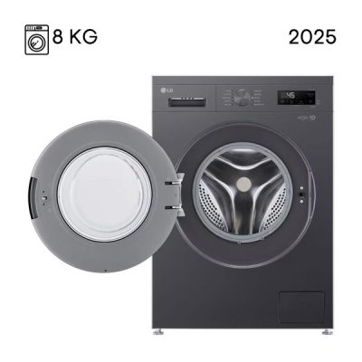 ماشین لباسشویی الجی 8 کیلو Y1دودی - تصویر 3